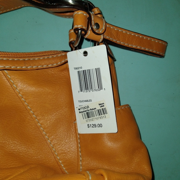 Tignanello Tan Leather Handbag NWT - Picture 7 of 11